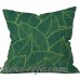 Deny Designs Lime Green Leaves Outdoor Throw Pillow NDY20438